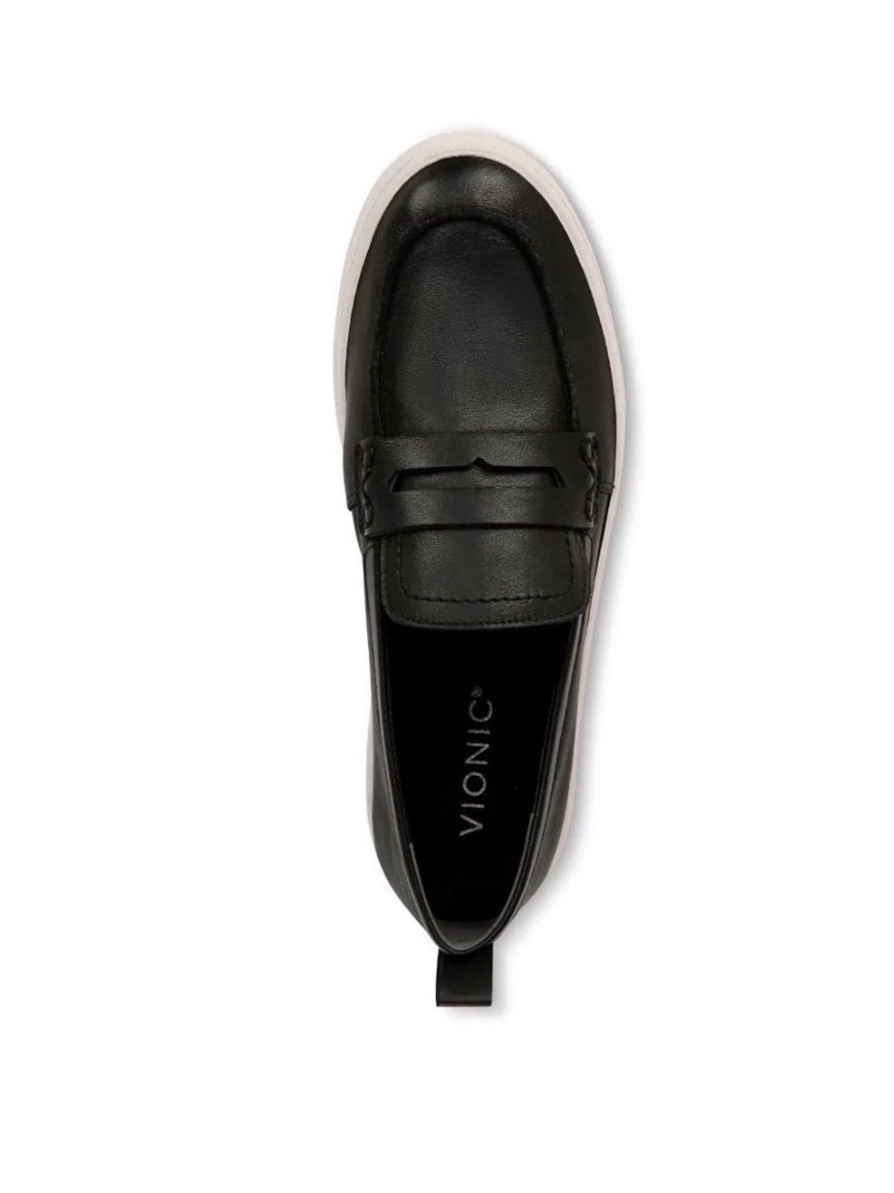 Vionic  Uptown Penny Loafers Black Leather Light Outsole sz 10 shoes New - Picture 10 of 11